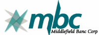(MIDDLEFIELD BANC CORP LOGO)