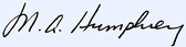 -s- Mark A. Humphrey