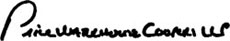 -s- PricewaterhouseCoopers LLP