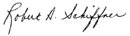 (-s- Robert A. Schiffner)