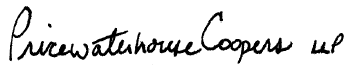 (PRICEWATERHOUSECOOPERS LLP)