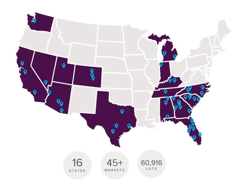 A map of the united states