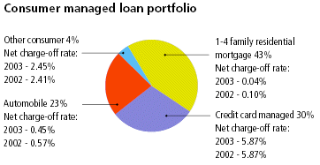 (CONSMER MANAGED LOAN PORTFOLIOS GRAPH)