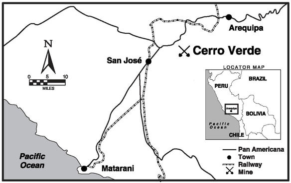 Cerro Verde Map