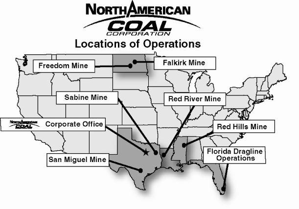 (NORTH AMERICAN COAL CORPORATION)
