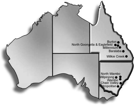(MAP OF AUSTRALIA)