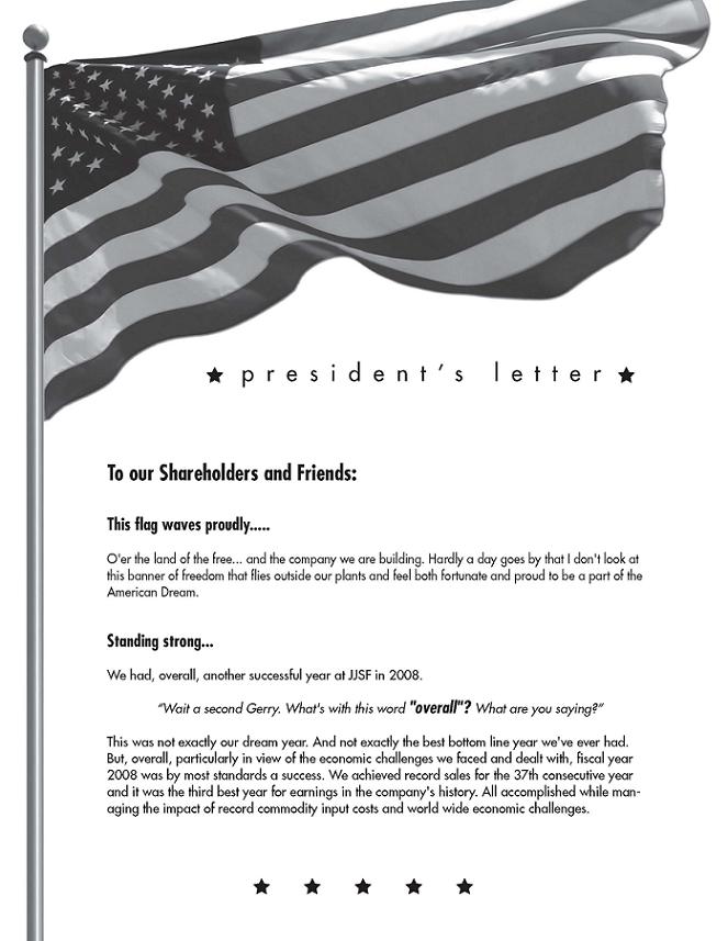 Presiden'ts Letter