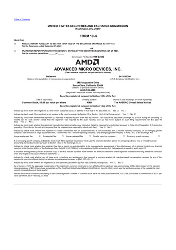 Thumbnail AMD 10-K Annual Report 2022