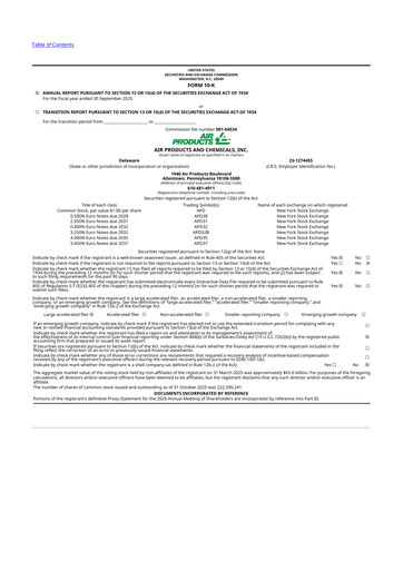 Thumbnail Air Products and Chemicals 10-K Annual Report 2025