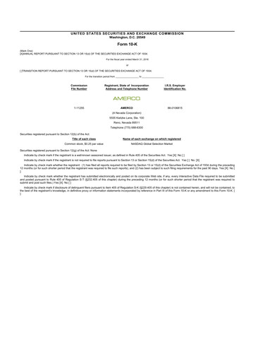 Thumbnail U-Haul 10-K Annual Report 2016