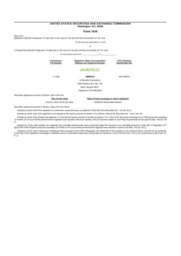 Thumbnail U-Haul 10-K Annual Report 2019