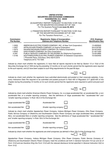 Thumbnail American Electric Power 10-Q Quarterly Report FY2013 