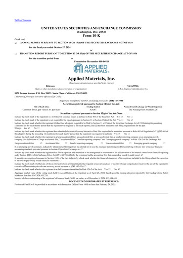 Thumbnail Applied Materials 10-K Annual Report 2024