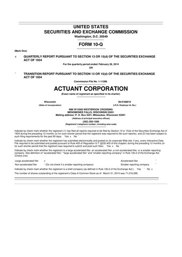 Thumbnail Enerpac Tool Group
 10-Q Quarterly Report FY2014 