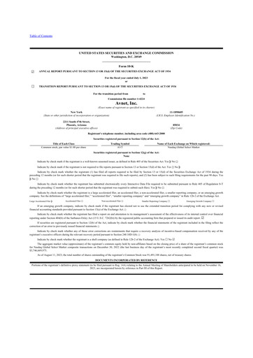 Thumbnail Avnet 10-K Annual Report 2023