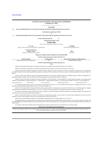 Thumbnail Avnet 10-K Annual Report 2024