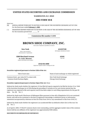 Vorschaubild Caleres 10-K Jahresbericht 