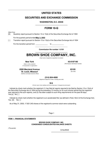 Thumbnail Caleres 10-Q Quarterly Report FY 