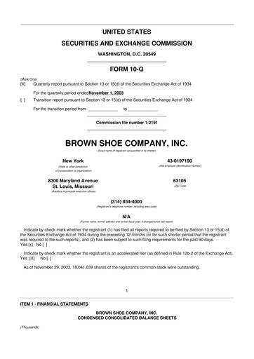 Thumbnail Caleres 10-Q Quarterly Report FY 