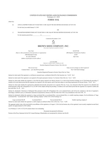 Vorschaubild Caleres 10-K Jahresbericht 2014