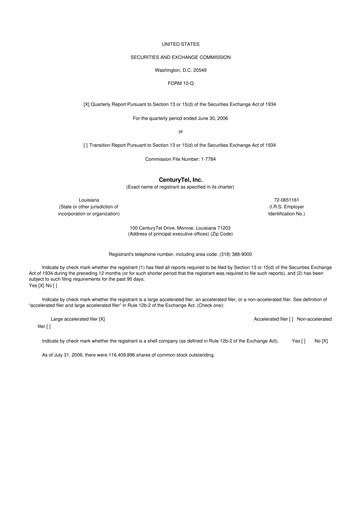 Thumbnail Lumen Technologies 10-Q Quarterly Report FY 