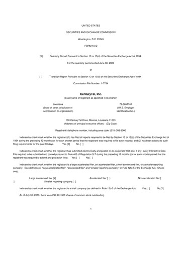 Vorschaubild Lumen Technologies 10-Q Quartalsbericht  