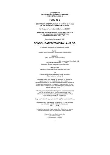 Thumbnail CTO Realty Growth 10-Q Quarterly Report FY 