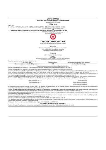 Thumbnail Target 10-K Annual Report 2022