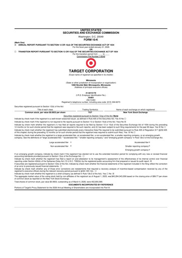 Thumbnail Target 10-K Annual Report 2025