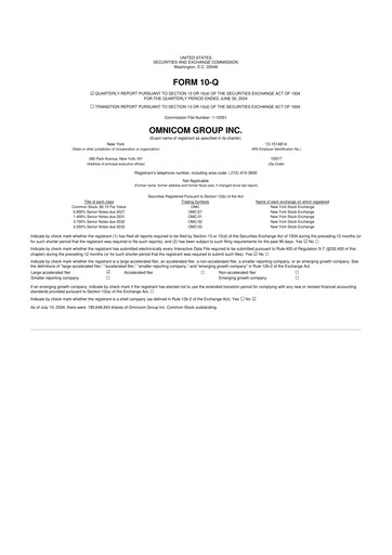 Thumbnail Omnicom Group 10-Q Quarterly Report FY2024 