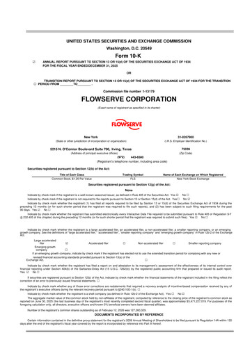 Thumbnail Flowserve
 10-K Annual Report 2025