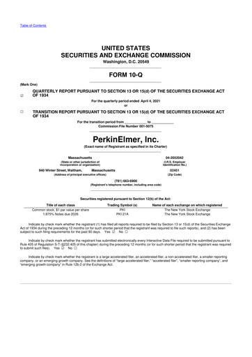 Thumbnail Revvity 10-Q Quarterly Report FY2021 