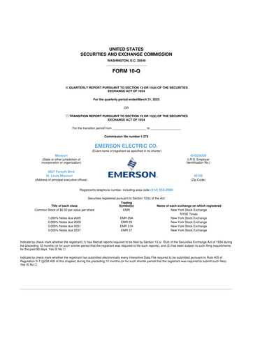 Thumbnail Emerson 10-Q Quarterly Report FY2025 