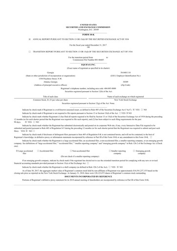 Thumbnail Equifax 10-K Annual Report 2017