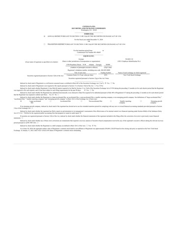 Thumbnail Equifax 10-K Annual Report 2024