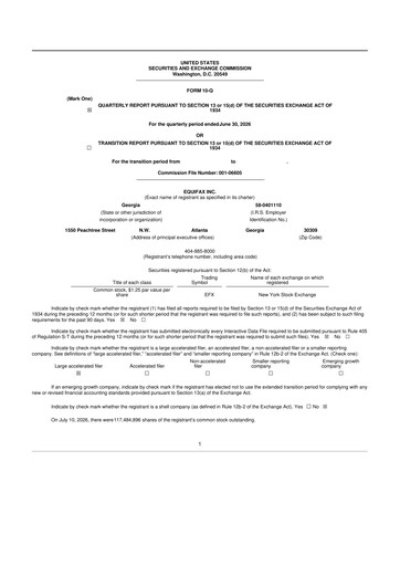 Thumbnail Equifax 10-Q Quarterly Report FY2026 