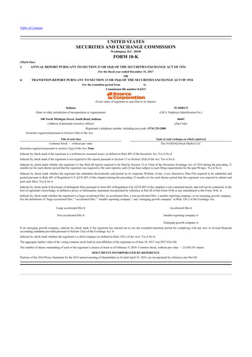 Thumbnail 1st Source
 10-K Annual Report 2017