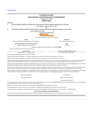 Thumbnail 1st Source
 10-K Annual Report 2018