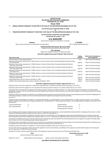 Thumbnail U.S. Bancorp 10-K Annual Report 2024