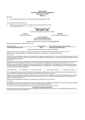 Thumbnail Gap Inc.
 10-K Annual Report 2020