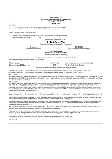 Thumbnail Gap Inc.
 10-K Annual Report 2023