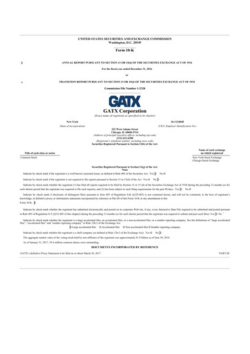 Thumbnail GATX 10-K Annual Report 2016