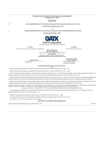 Thumbnail GATX 10-K Annual Report 2017