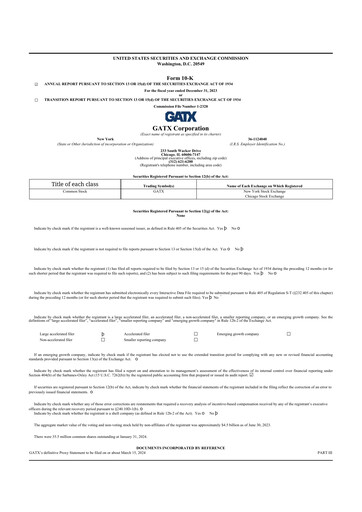 Thumbnail GATX 10-K Annual Report 2023