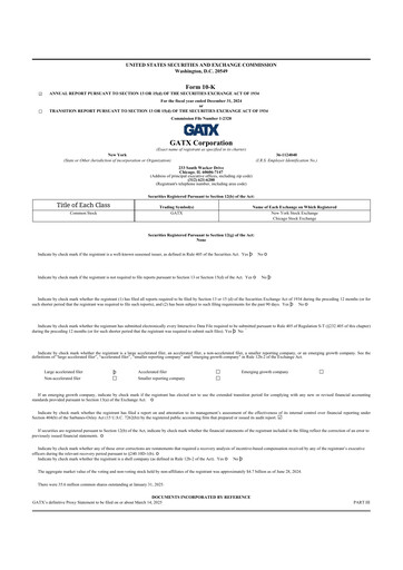 Thumbnail GATX 10-K Annual Report 2024