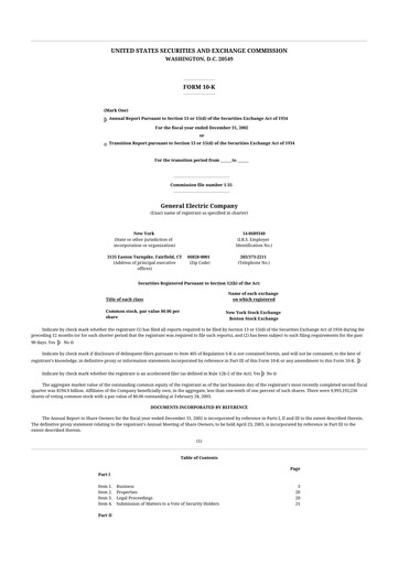Vorschaubild General Electric 10-K Jahresbericht 