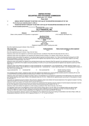 Thumbnail Ally Financial 10-K Annual Report 2025