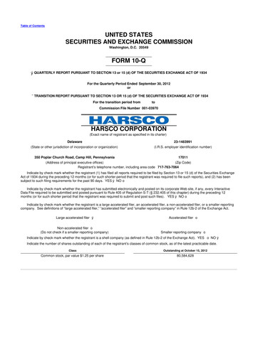 Thumbnail Enviri Corporation 10-Q Quarterly Report FY2012 