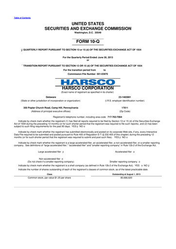 Thumbnail Enviri Corporation 10-Q Quarterly Report FY2013 