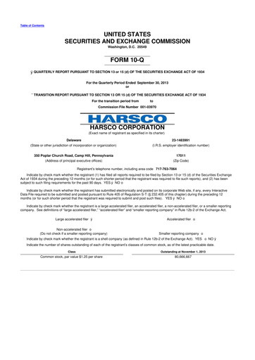 Thumbnail Enviri Corporation 10-Q Quarterly Report FY2013 